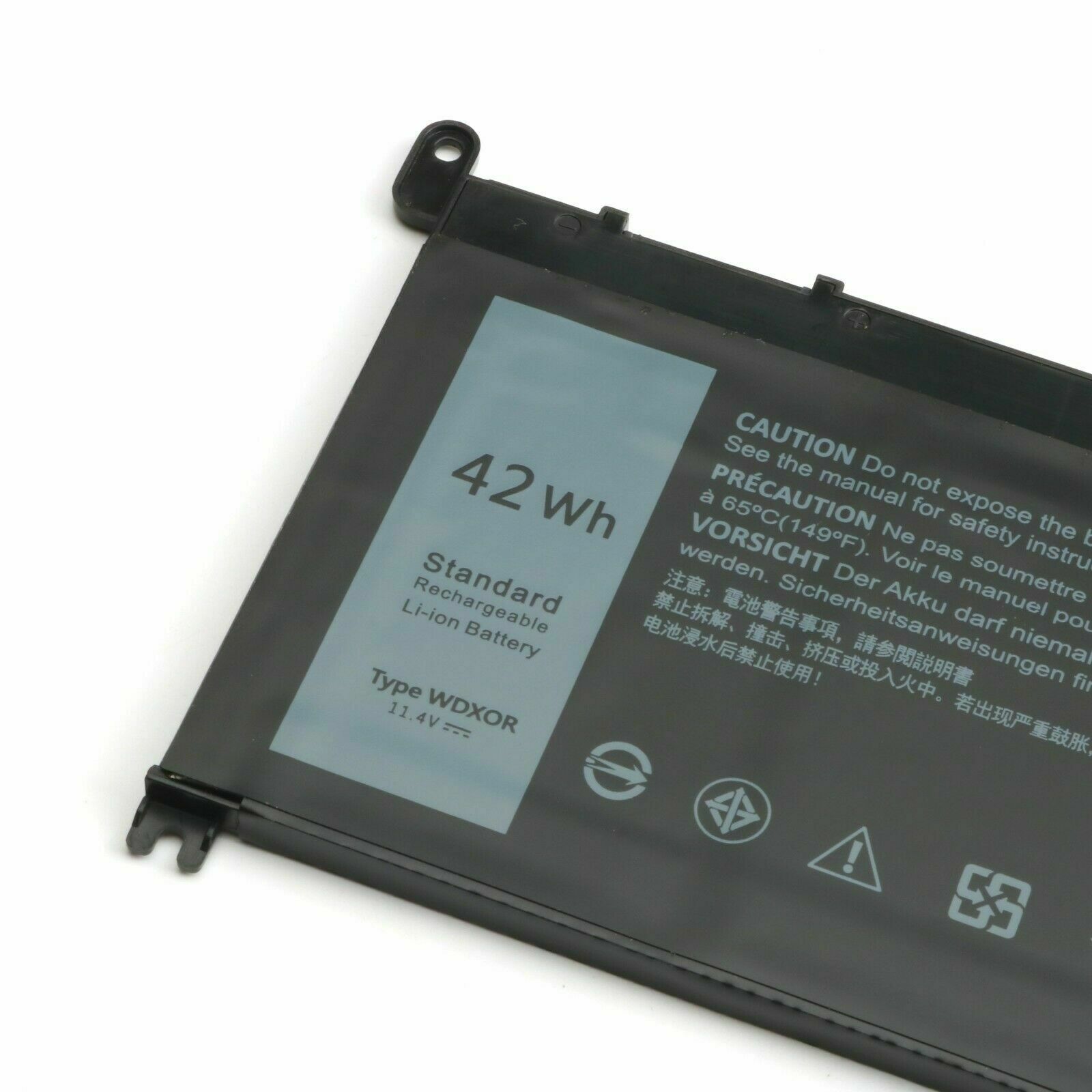 Аккумулятор для ноутбука Dell Inspiron 15 5567 5568 13 5368 7368 3CRH3 WDXOR, 42Wh WDX0R