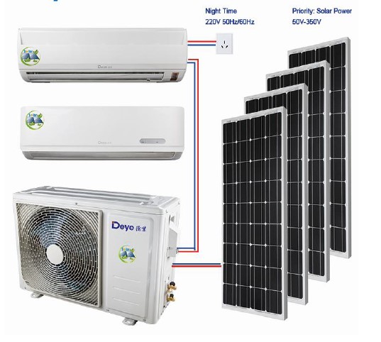 48v off grid 9000btu solar air кондиционер 100% экономия энергии