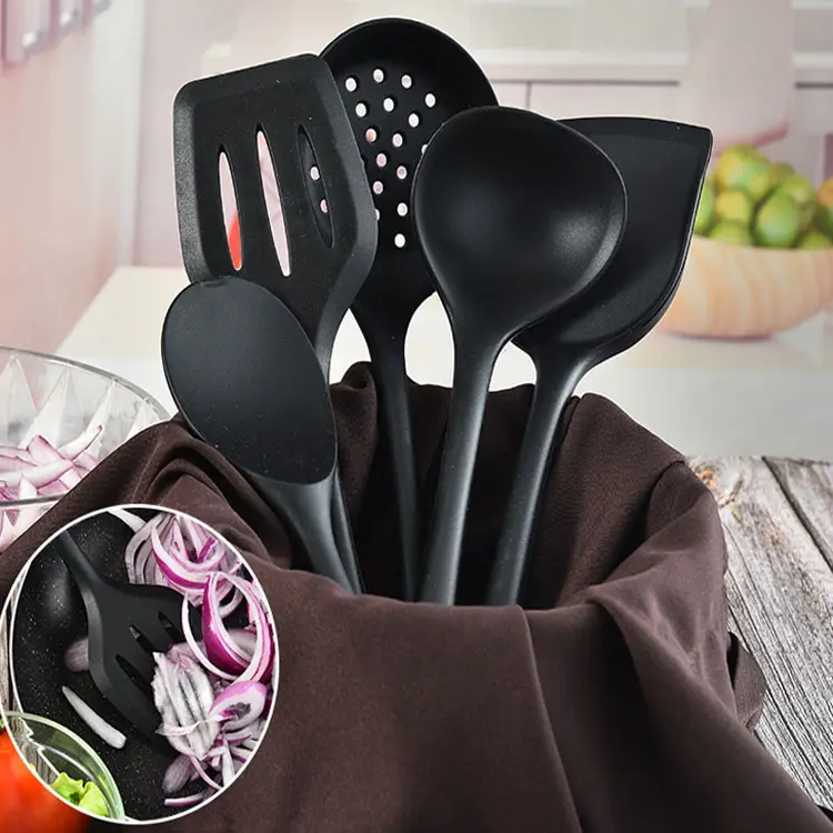 factory direct sale silicone kitchenware set spatula 5-piece set Baking tool set cookware spatula silicone spatula