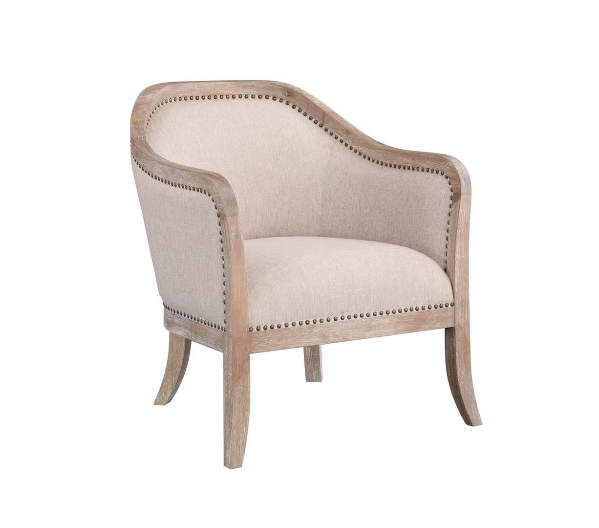 Modern Living Room Sofa Arm Chair with Position Adjustment Leisure Reading TV Watching Wooden Legs accent chairs