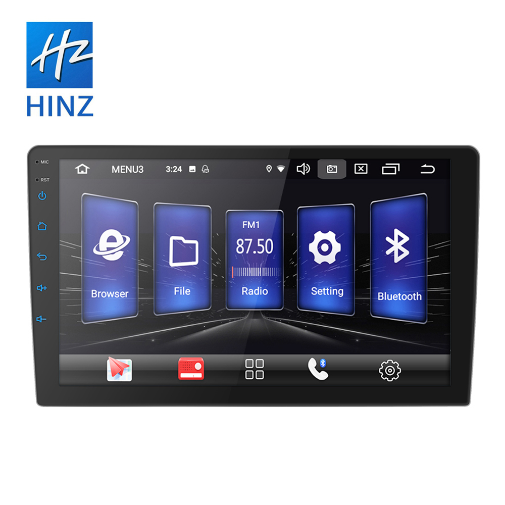 Автомагнитола HINZ, стерео-система на android 9,0, с 9/10 дюймовым IPS экраном 2.5D, 2 Гб ОЗУ, 16 Гб ПЗУ, типоразмер 2 din
