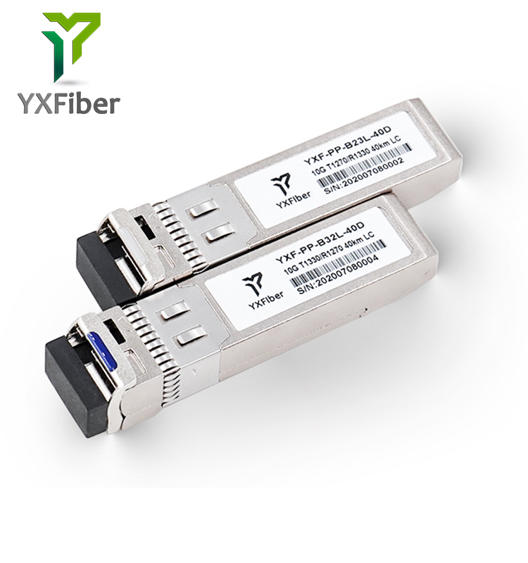 10G SFP + BIDI 40 км 1270 нм/1330 нм LC коннектор SFP BIDI 10 г