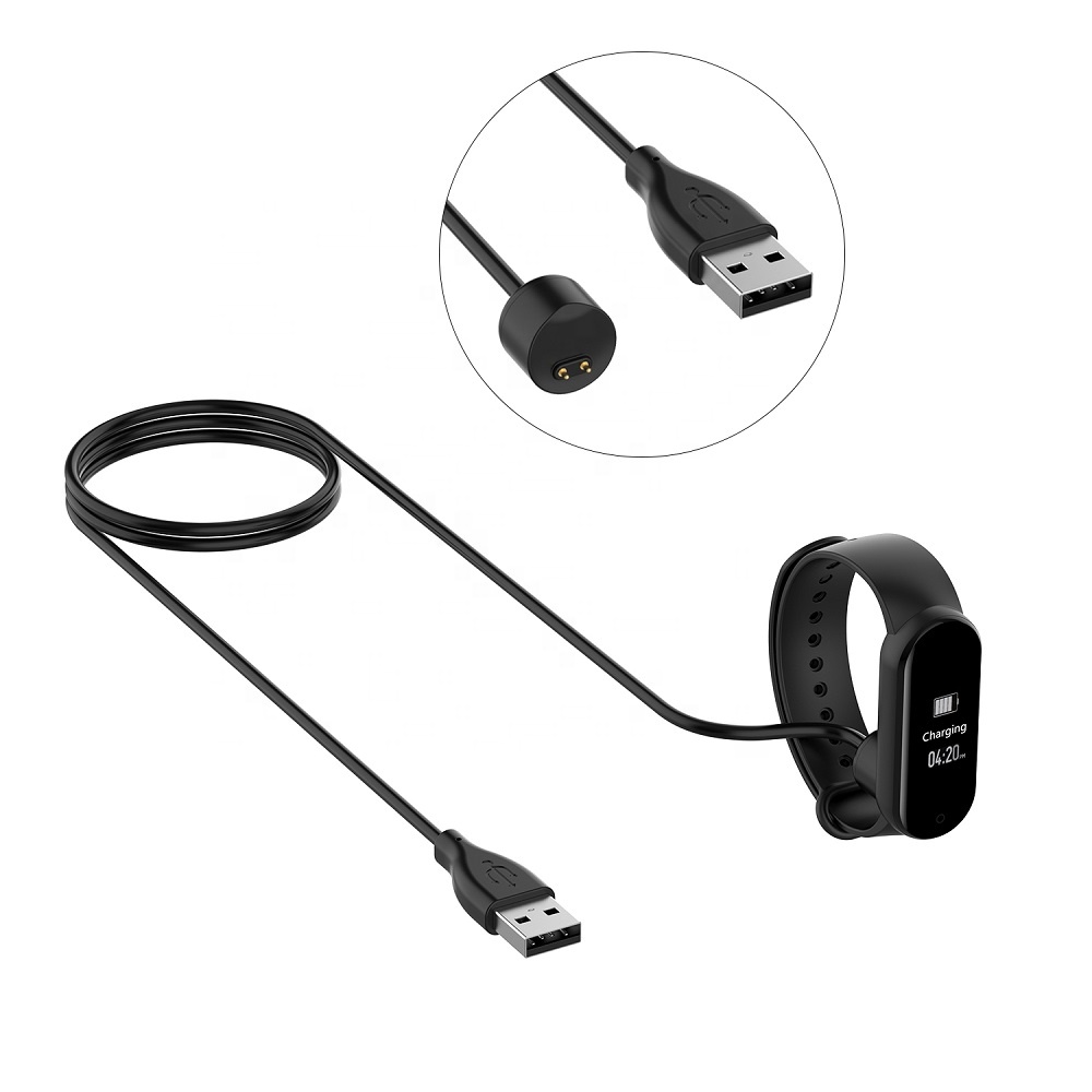 Портативный магнитный usb-кабель для зарядки Xiaomi Mi Band 5