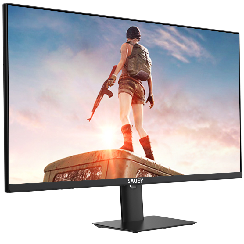 Sauey 1440P IPS HDR 2k плоский Настольный игровой монитор 4k для ПК 23,8 24 27 дюймов 75 144 Гц игровой монитор с динамиком VGA Dp