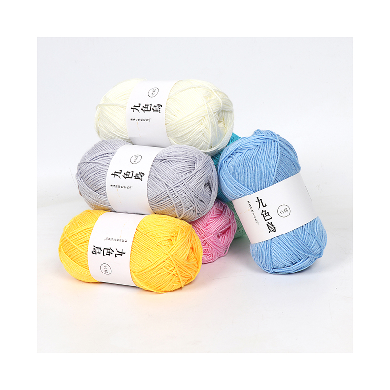 New Product Wear-Resistant And Soft Soft Acrylic Cotton Yarn for Hand Made