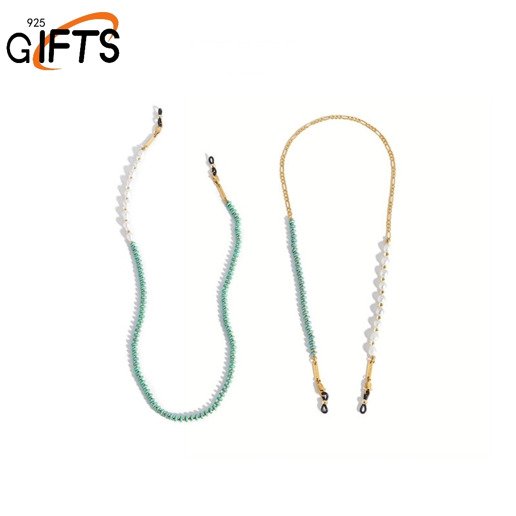 Beaded Glasses Chain eye Glass Chain Sunglass Glasses Chain ring non Slip Connector Sunglasses