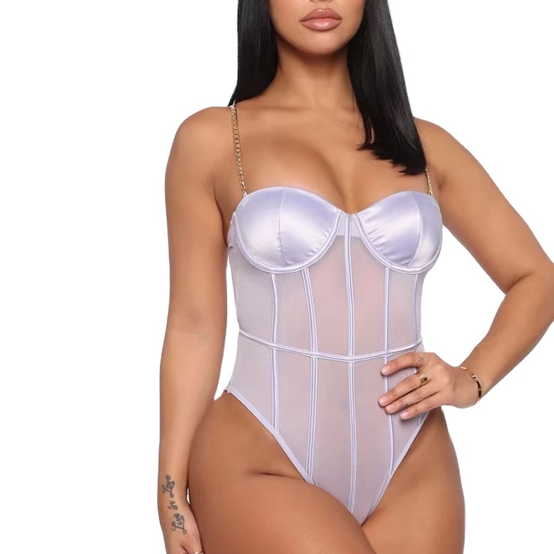 Solid Color Hollow Embroidery Lace Drawstring Cross Lace V-neck Sex Appeal Women Briefs Underwear Adult Ladies Lingerie Sex