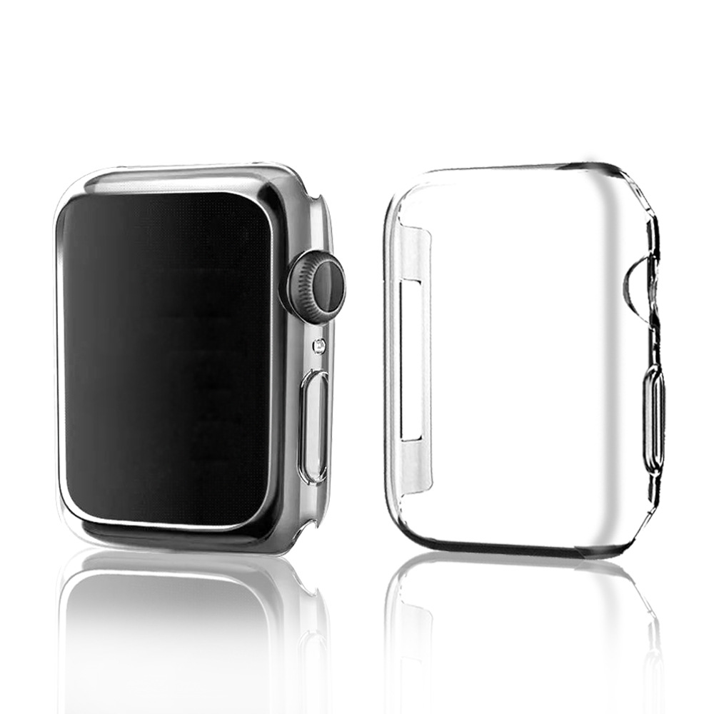 Прозрачный чехол для iWatch Series 1234 360, полностью мягкий прозрачный защитный чехол из ТПУ для Apple iWatch series