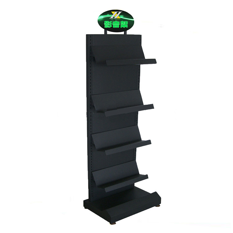 2019 Practical Durable Metal DVD CD Display Rack For Retail Shop