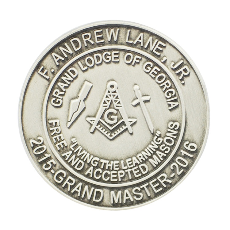 Custom Metal Silver Gold Masonic Challenge Sale Old Islamic Coin Antique Token Blanks Die