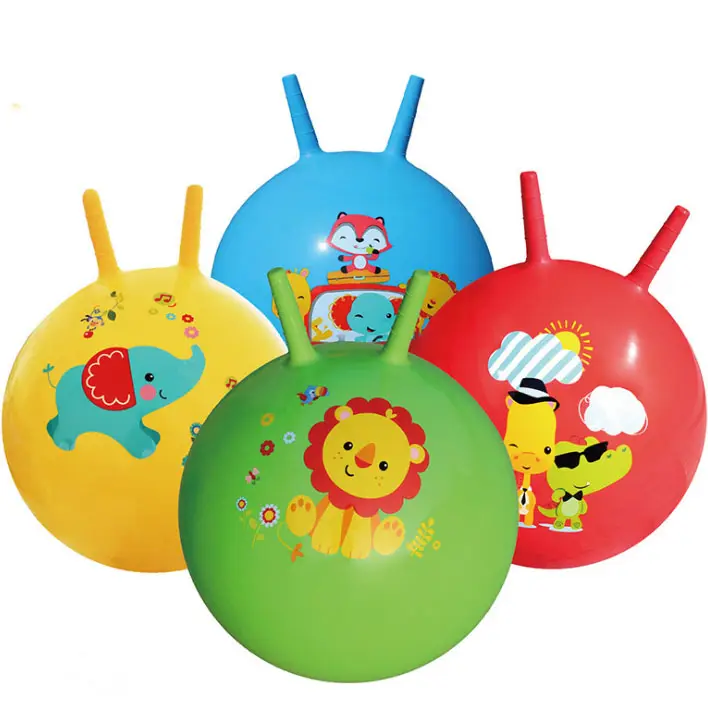 Изготовленный на заказ в помещении и на открытом воздухе ПВХ надувные детские надувные игрушки прыгающий шар игрушки с ручкой