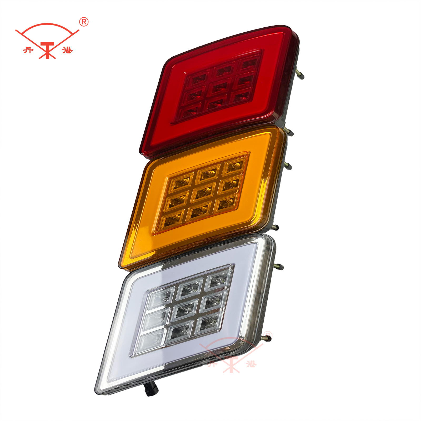 E-MARK новые запасных частей для автобусов, 24V 12V LED задний фонарь для DG2018-8 дунган от производителя, высокое качество OEM передняя шина задний фонарь