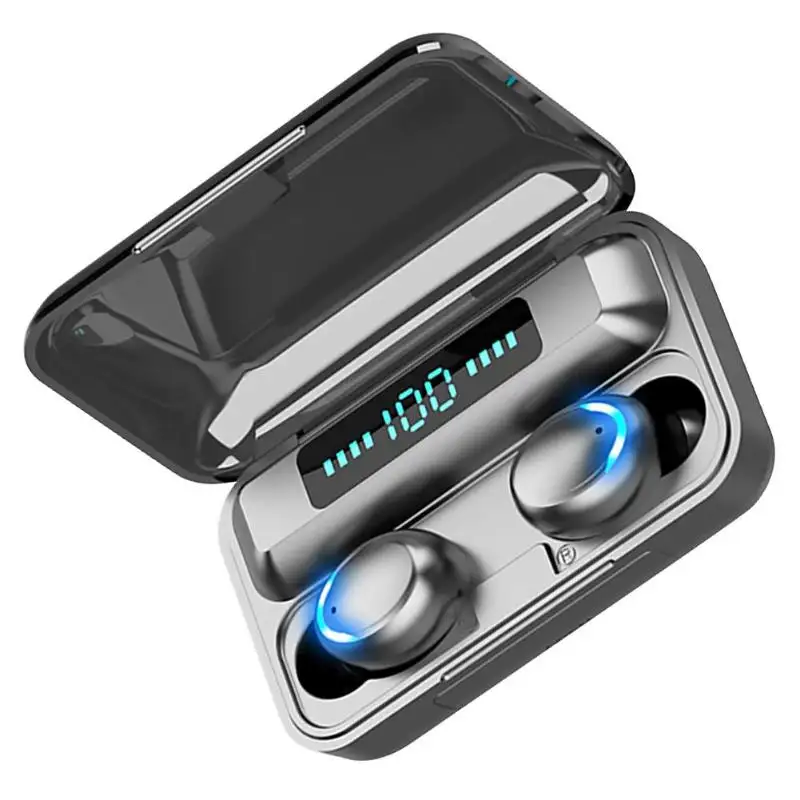 TWS-наушники Valdus F9 2 в 1 с поддержкой внешнего аккумулятора и поддержкой Bluetooth 5,0