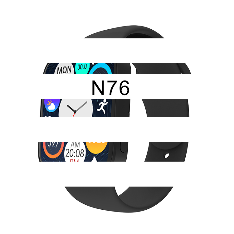 Smartwatch series 7 reloj rechargeable blood pressure monitoring N76 calling smart watch