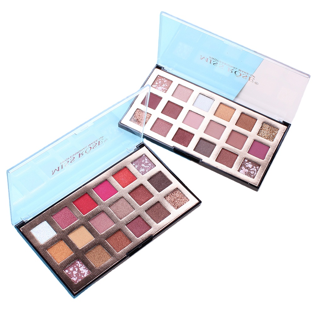 Beauty cross-border beauty cosmetics Shimmer matte foreign trade glitter18Color foundation makeup
