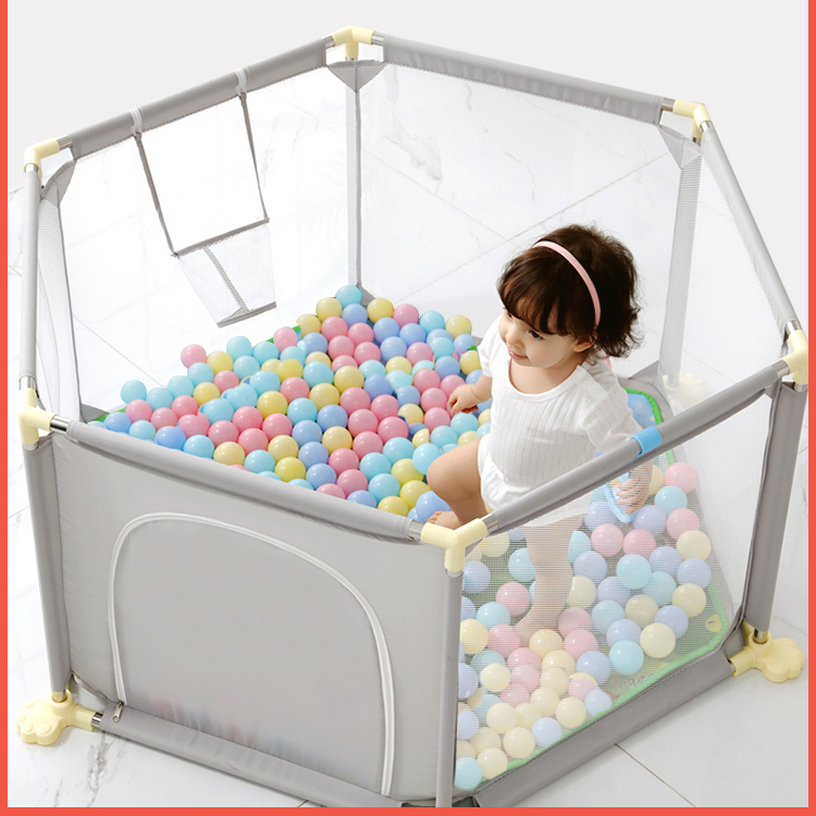 2022 Modern Large Portable Multifunctional New Design Safety Kids Foldable Fabric Indoor Play Yard Fence Baby Playpen