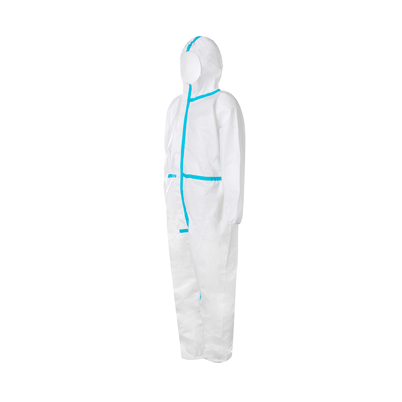 Ppe protection Suit Hazmat Suit Ppekit Industrial Safety disposable coverall suit