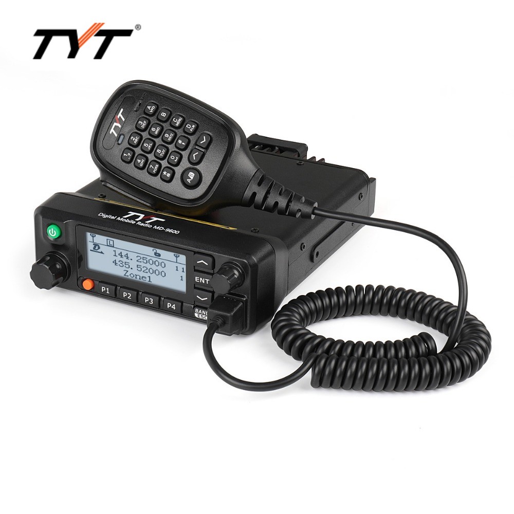 Цифровое мобильное радио TYT MD-9600 иди и болтай walkie talkie для автомобиля dmr установленный трансивер для автомобиля