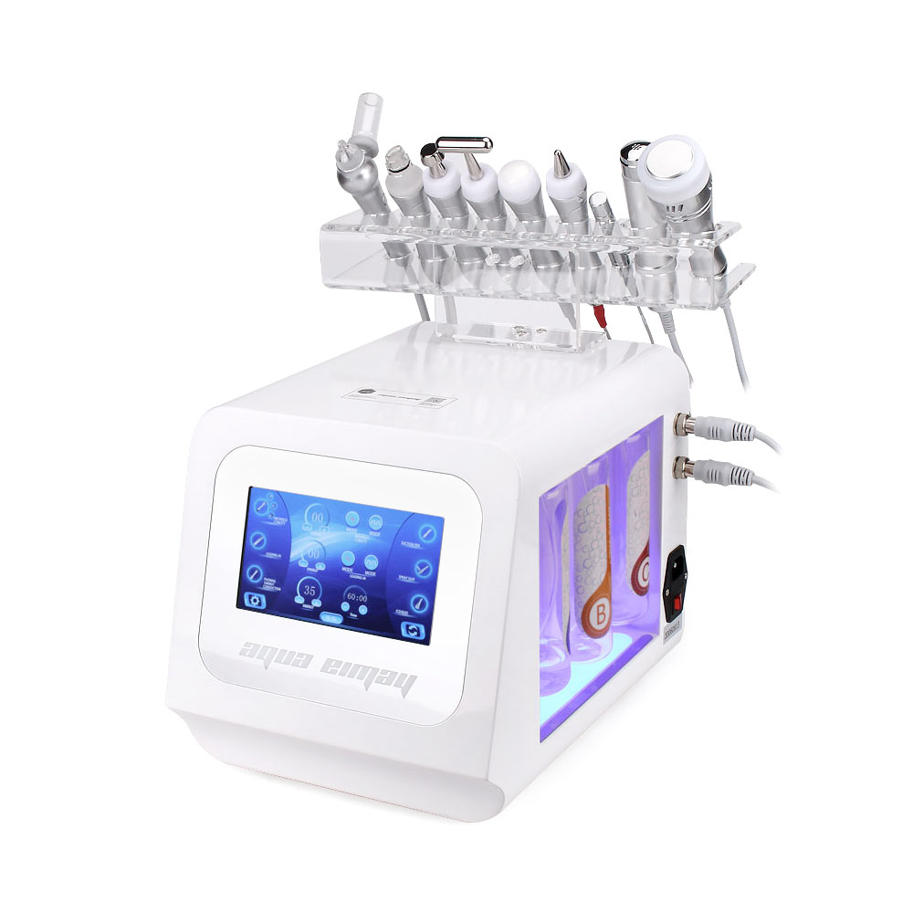 Portable hidra jeet peel 9 in 1 hydra water hydradermabrasion oxigen facial machine 2021