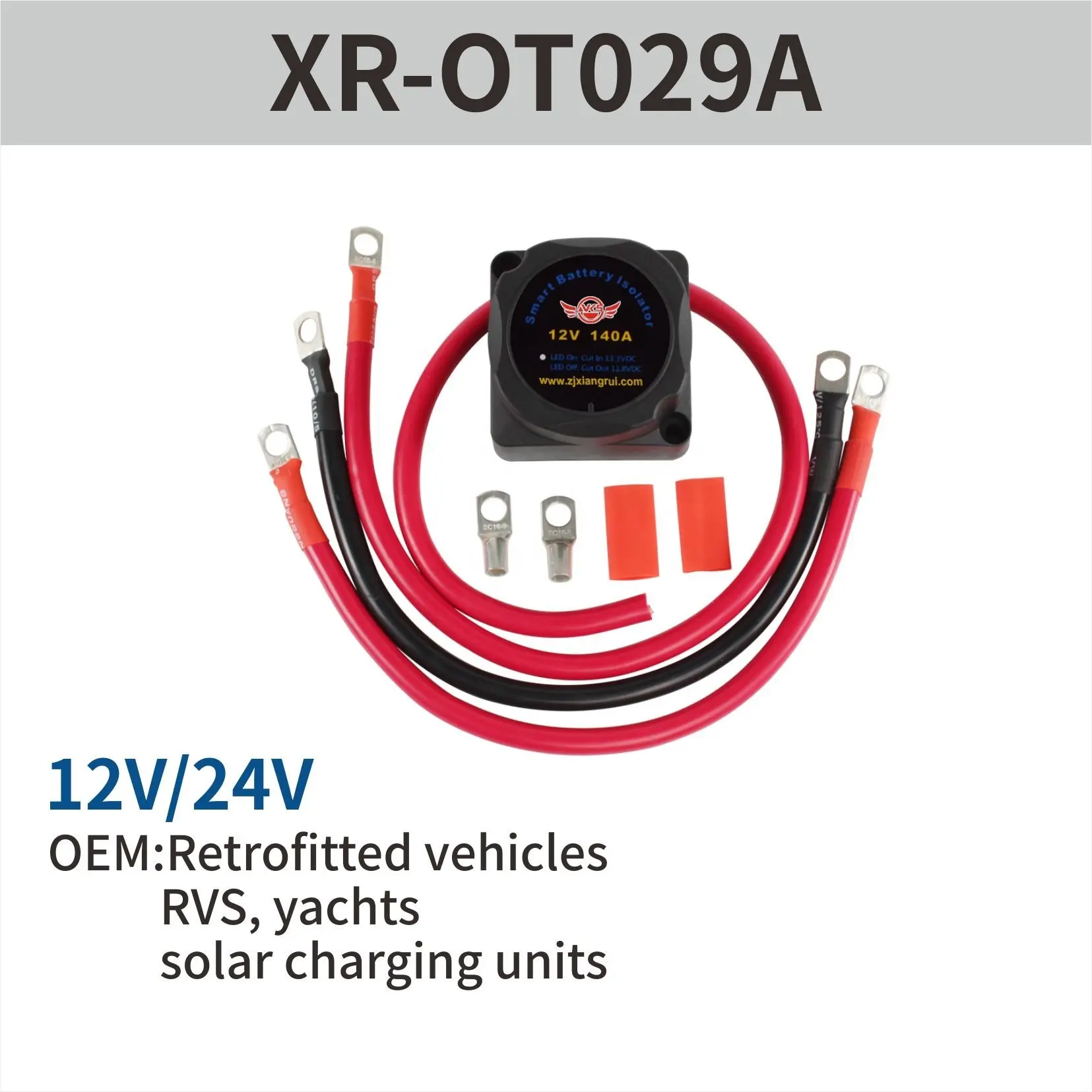 Dual Battery Interlligent Control System Isolator For RVS Yachts Solar Charging Units