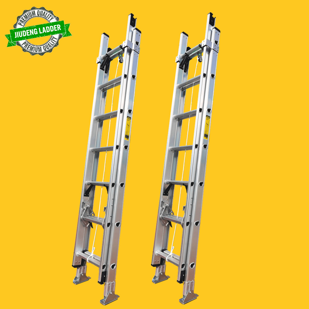 Алюминиевая удлинительная лестница для веревки 2x7 2x8 2x9 2x10 2x11 2x12 2x13 2x14 2x15 2x16 2x17 2x18 2x19 2x20