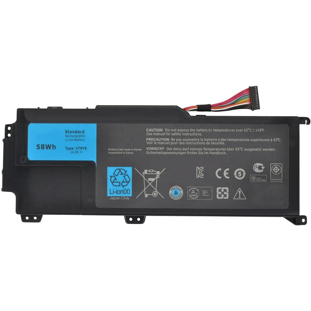 Аккумулятор V79Y0 14,8 в 58 Вт/ч для Dell XPS 14Z-L412X 14Z-L412Z Series V79YO YMYF6 0YMYF6, Оригинальная Аккумуляторная Батарея