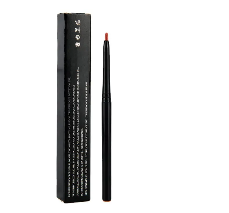 High Quality Brown Lip Pen Cream Make-up Automatic Retractable Lip Liner Waterproof