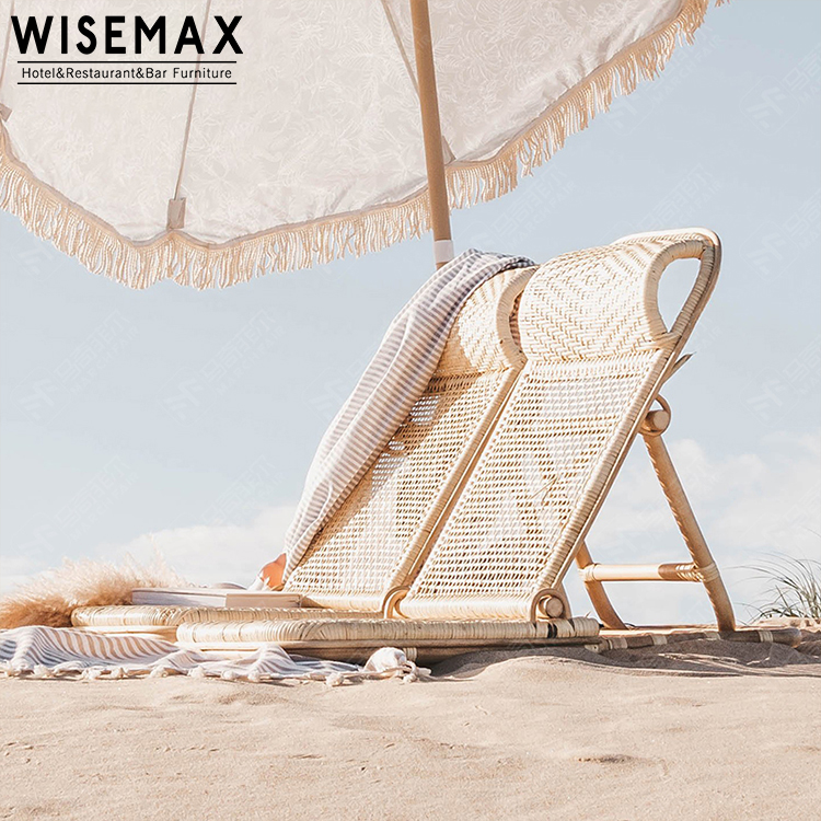 Мебель WISEMAX, лидер продаж, уличная мебель, складной ротанговый пляжный стул, кресло для отдыха в бассейне, плетеный стул
