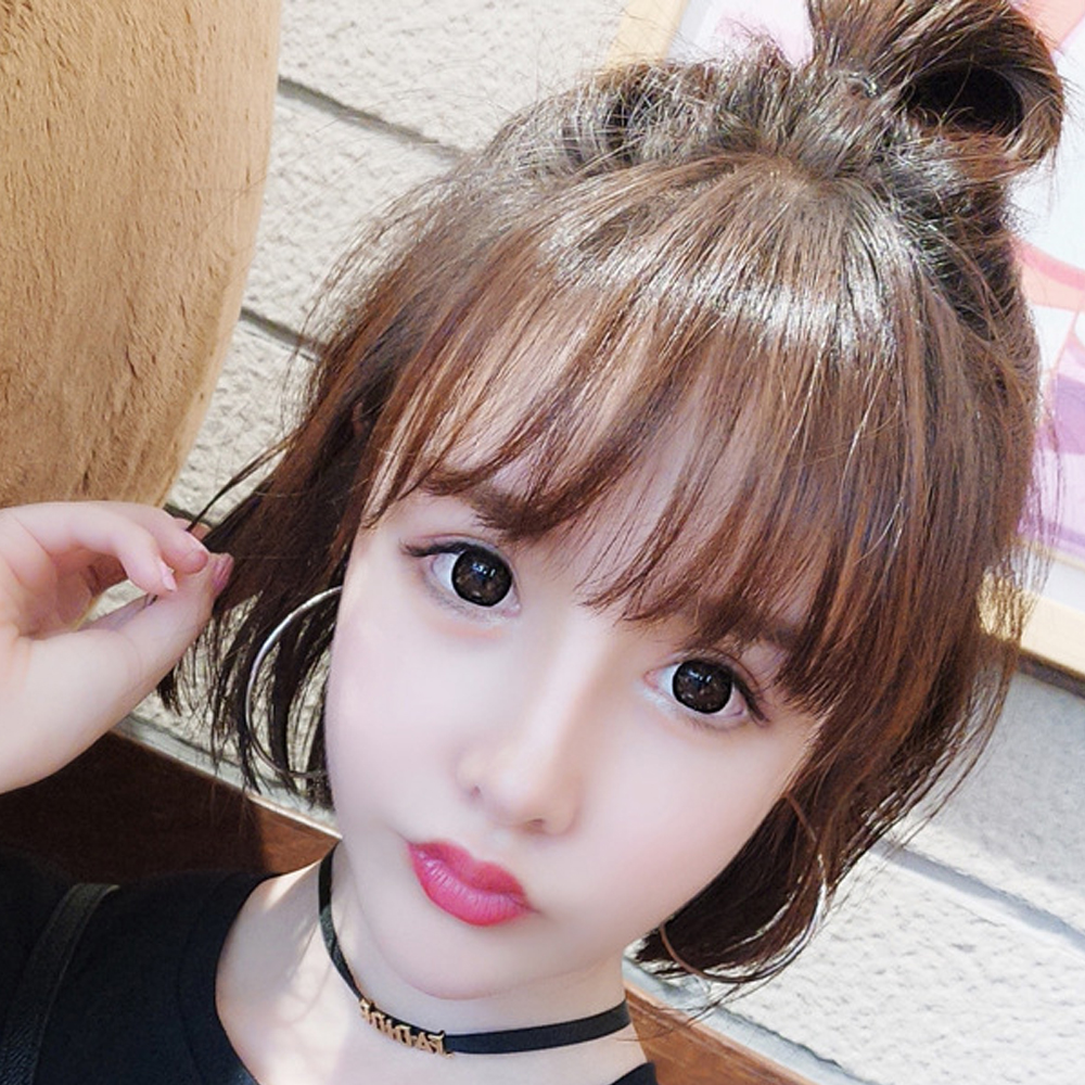 FX-HA01 Hand Woven Clip in Hair extension Human Bangs Easy Wear Hair Extensions Remy Natural Fringes Wholesales