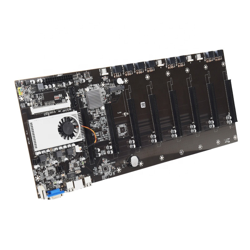 BTC-T37 оптовая продажа в виде бабочек, новинка, 12 gpu Шахтер машина материнская плата hm77 чипсет блок питания atx криптовалюта 8 pcie добыча материнская плата и горно-хост