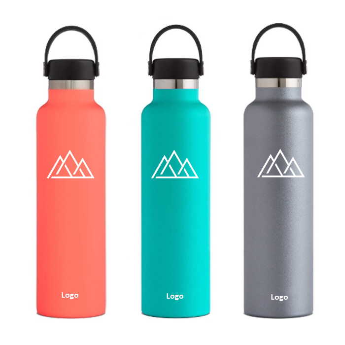 25oz Новые Пользовательские Печатные с двойными стенками из нержавеющей стали термос с вакуумной изоляцией из нержавеющей стали гидро Спортивная бутылка для воды термос оптовая продажа