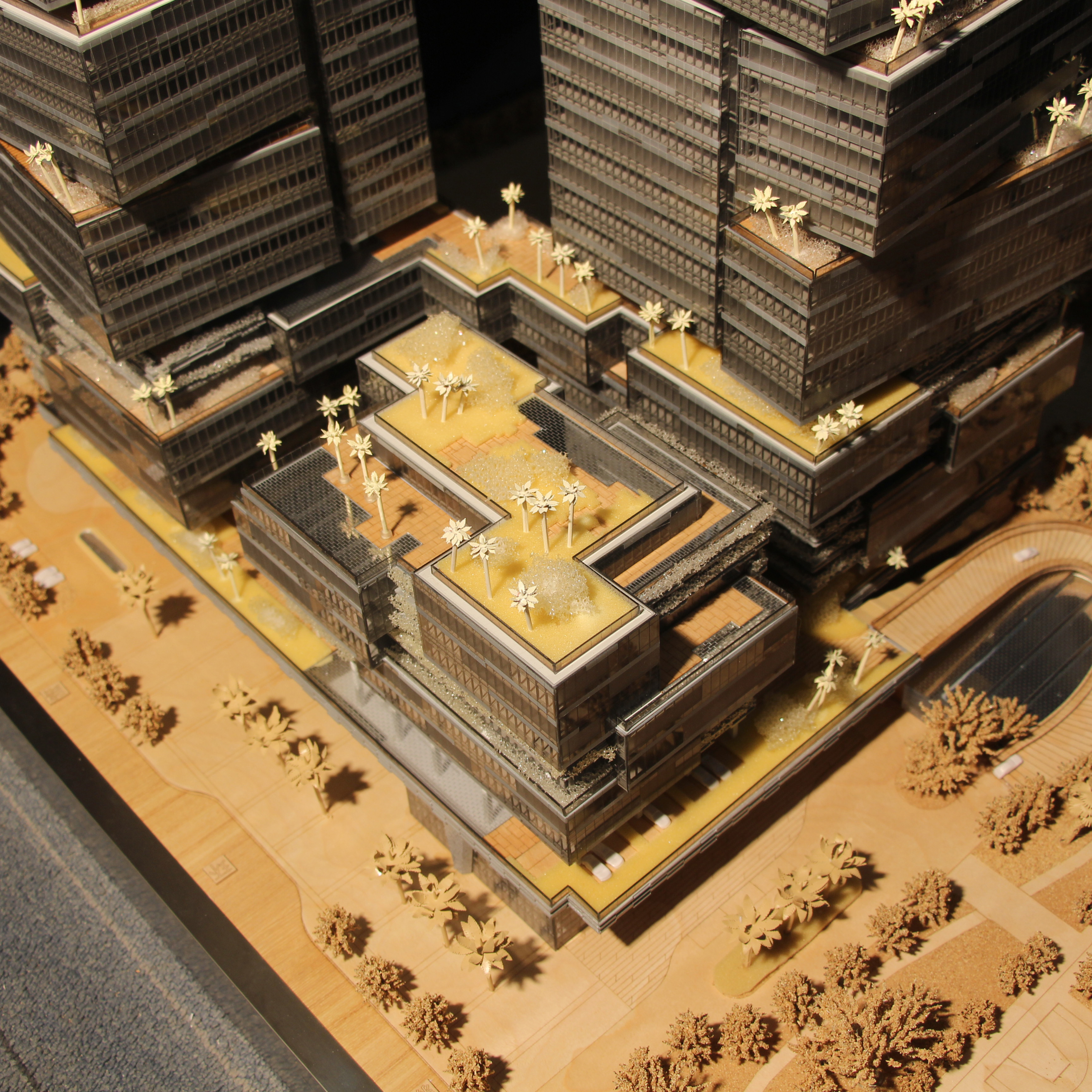 scale models PVC &Acrylic miniature city models for real estate