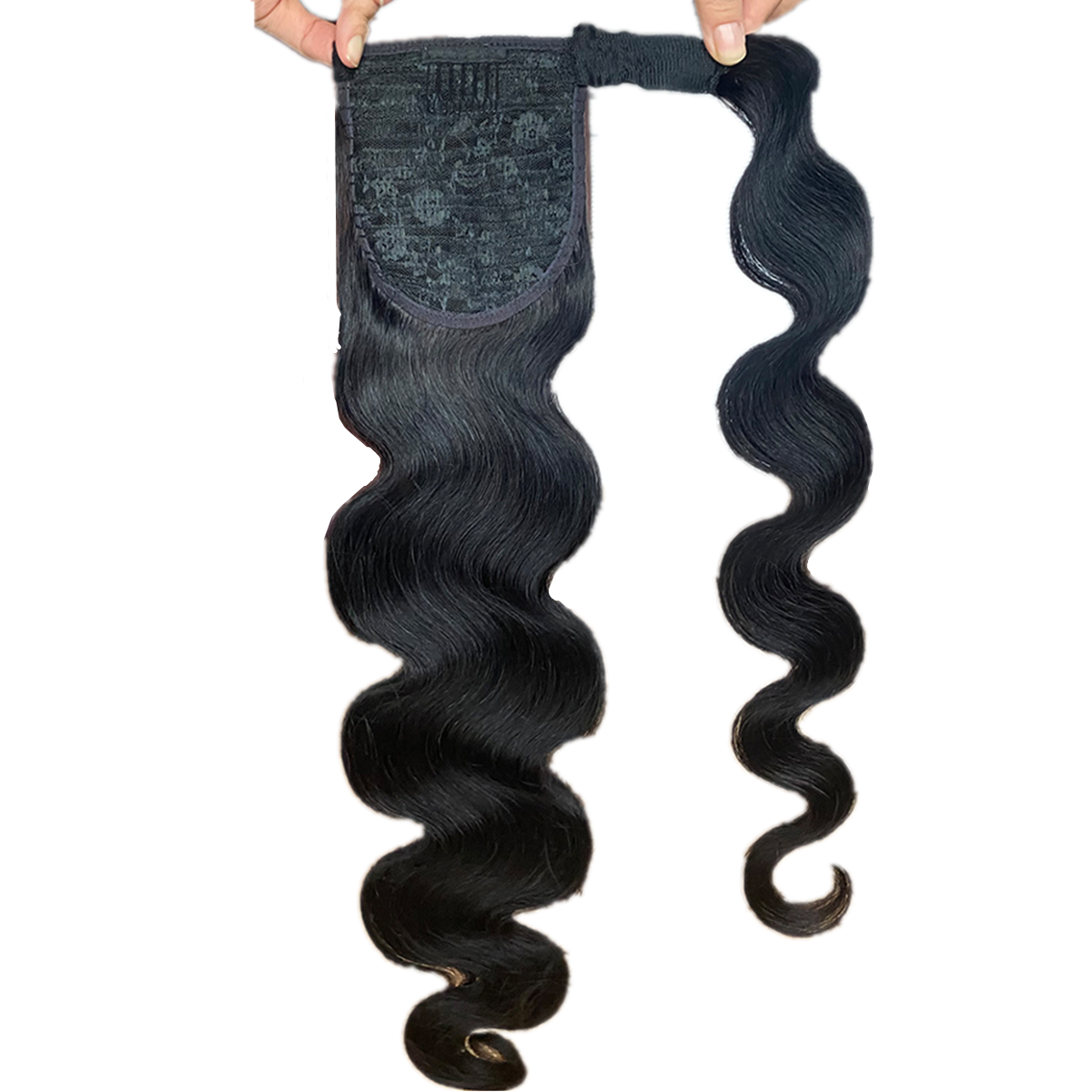 Hot Selling Natural Color Malysian Hair Body Wave Raw Virgin Human Hair Drawstring Ponytail
