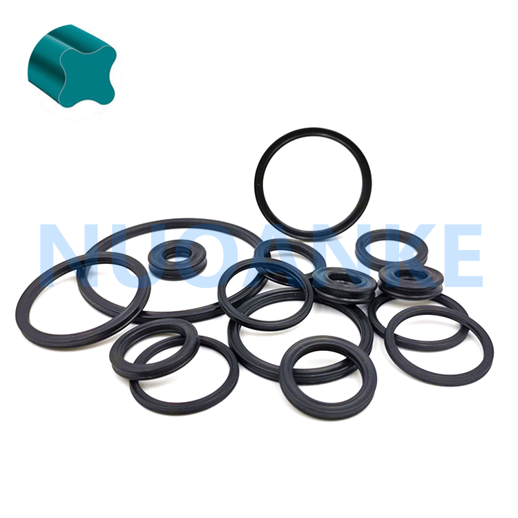 China X-ring Manufacturer outlet NBR FKM Rubber Quad-ring Low Friction XRing /Quad Ring