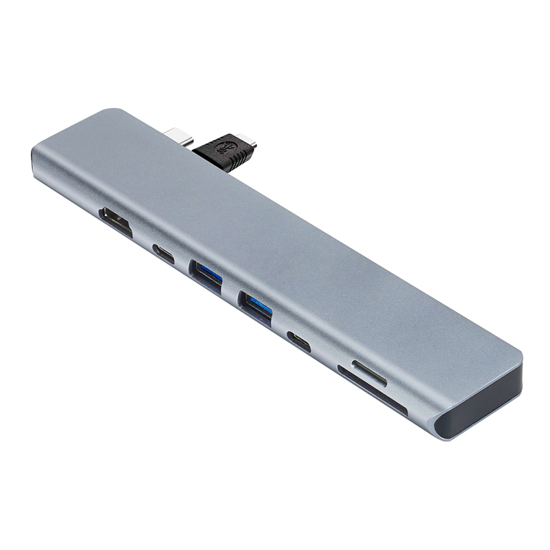 8 портов USB Type C концентратор с двумя HDMI двойной дисплей для Macbook/Windows