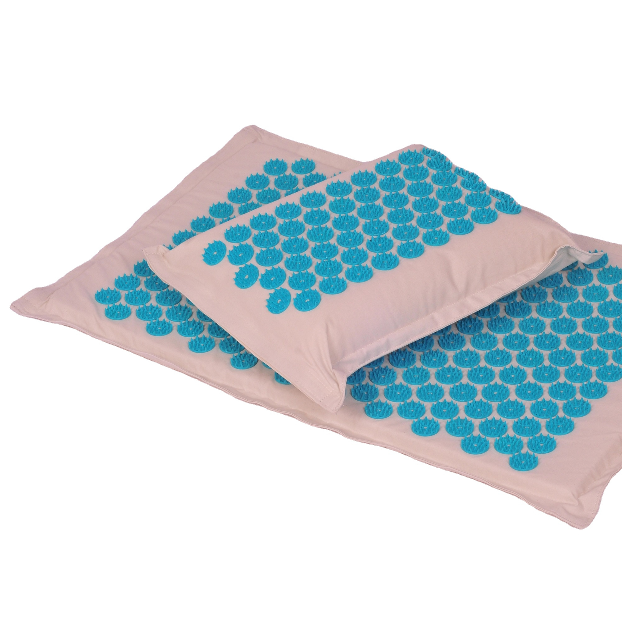 Organic linen fabric high quality spikes mat eco shakti acupressure mat
