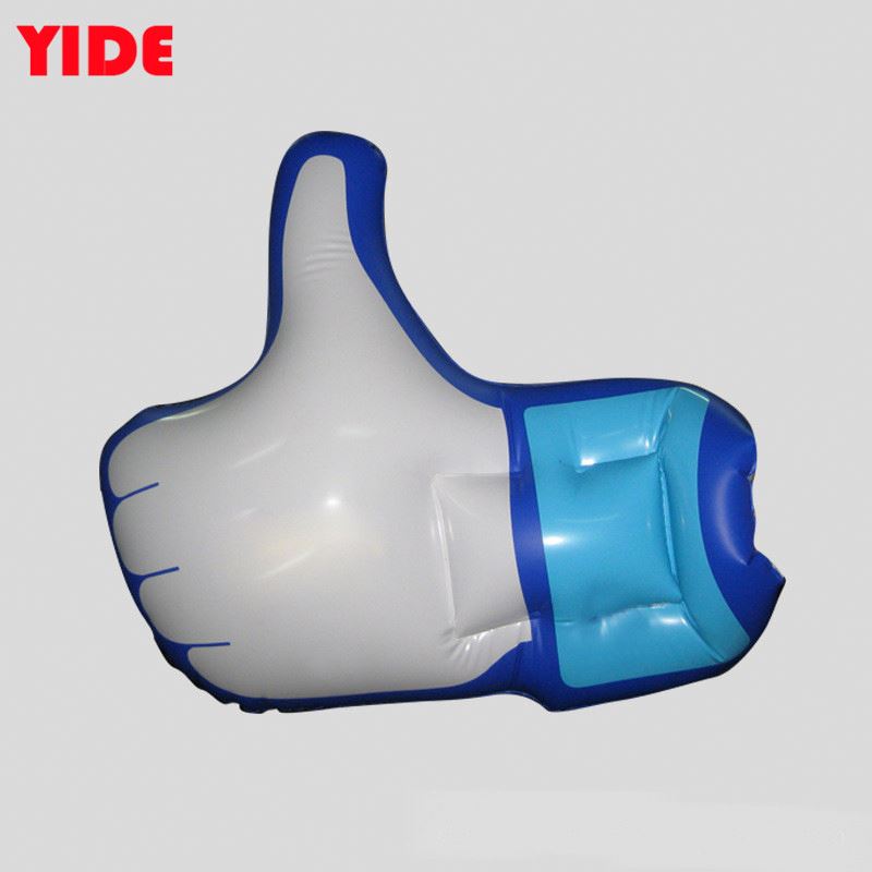 Wholesale popular PVC plastic inflatable giant hand