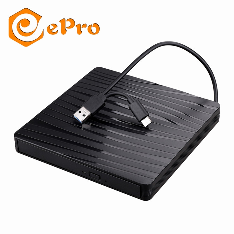 Внешний USB Оптический привод ePro EDD07, DVD Оптический привод для ноутбука, настольного компьютера