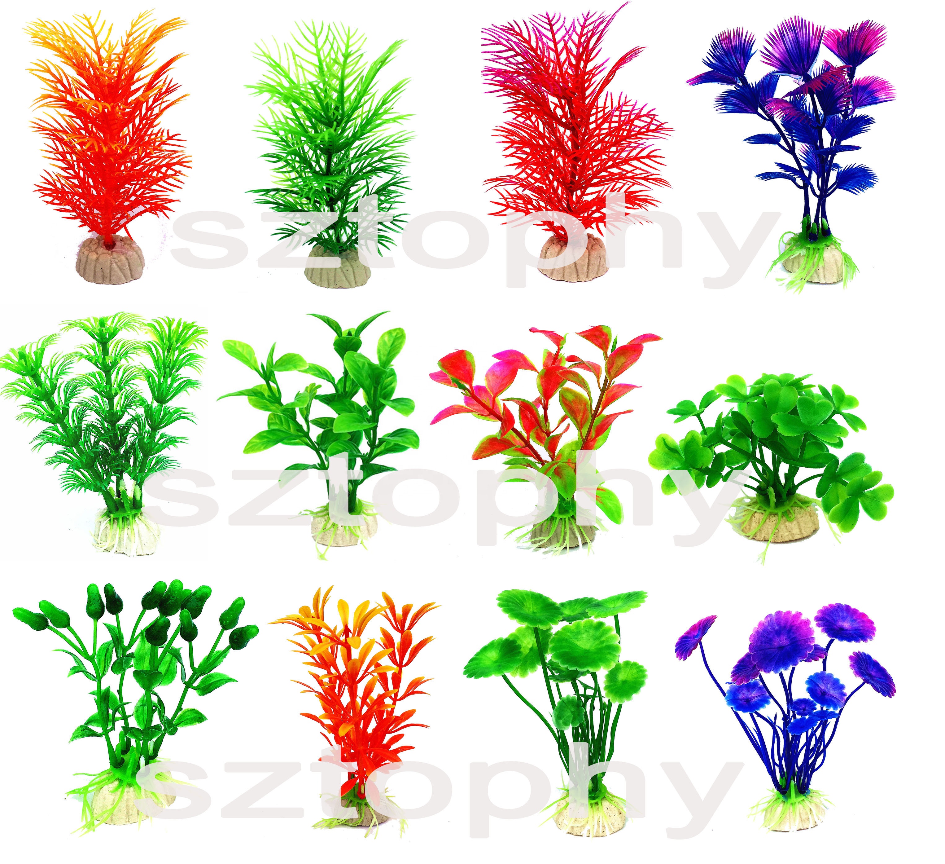 Factory fish tank scenery decoration plastic simulation aquatic plants aquarium set hotel sand table decoration
