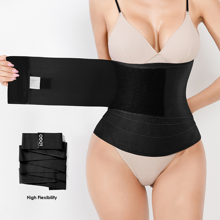 Belly Slimming Stomach Bandage Shaper Invisible Elastic Waist Wrap Tummy Waist Trainer