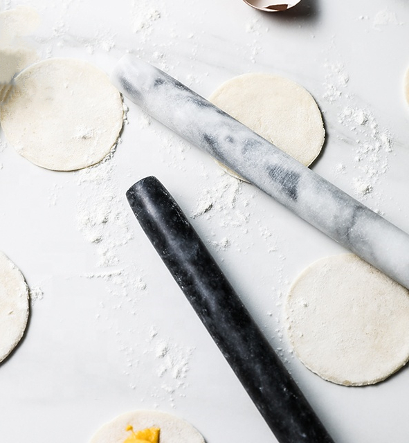 Natural black non-stick dough household kitchen marble rolling pin