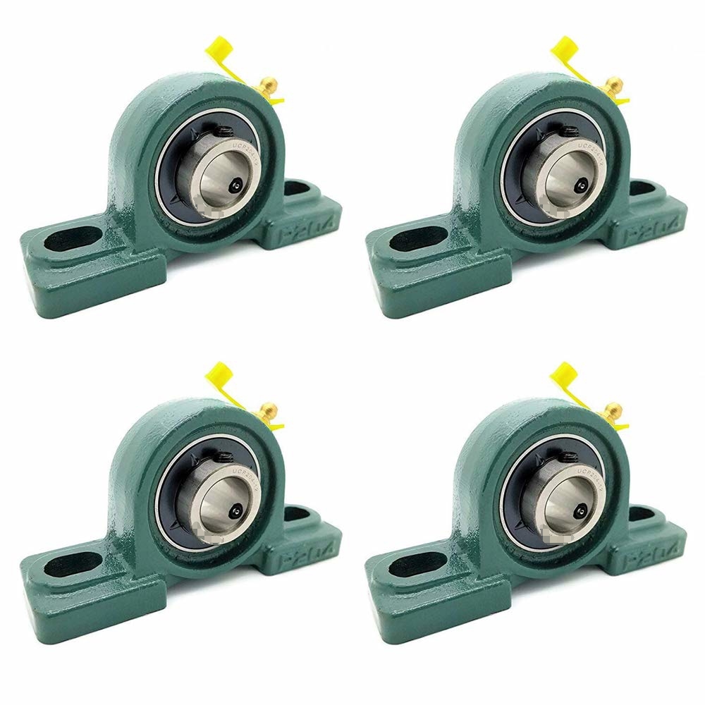 Cast Iron Pillow Block Mounted Bearings - 3/4" inch Inside Diameter w/Set Screw Lock UCP204-12