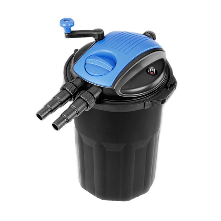 filtration system fish pond filter bucket pond fish culture external filter with UV lamp fish tank filter