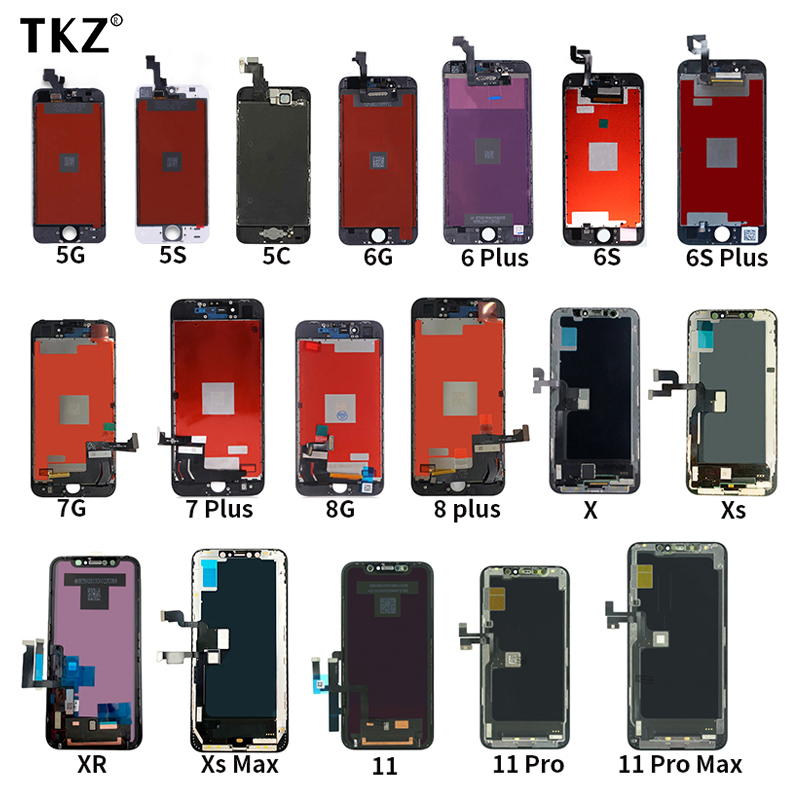 Дисплей TKZ TFT Incell для iPhone 6s 7P 8P, дисплей для iPhone X, XS, XR, XS MAX, 11 Pro, замена экрана OLCD, оригинал