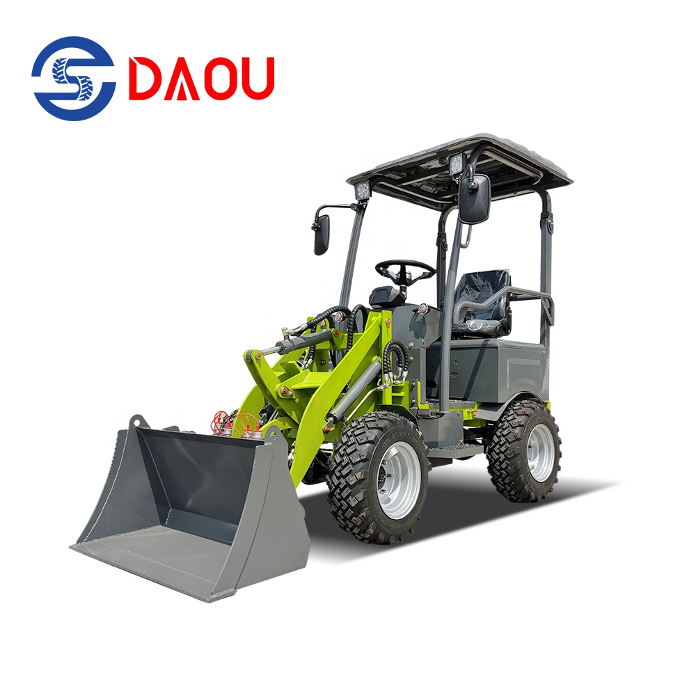 small farming cheap electric mini front end compact battery wheel loader for sale