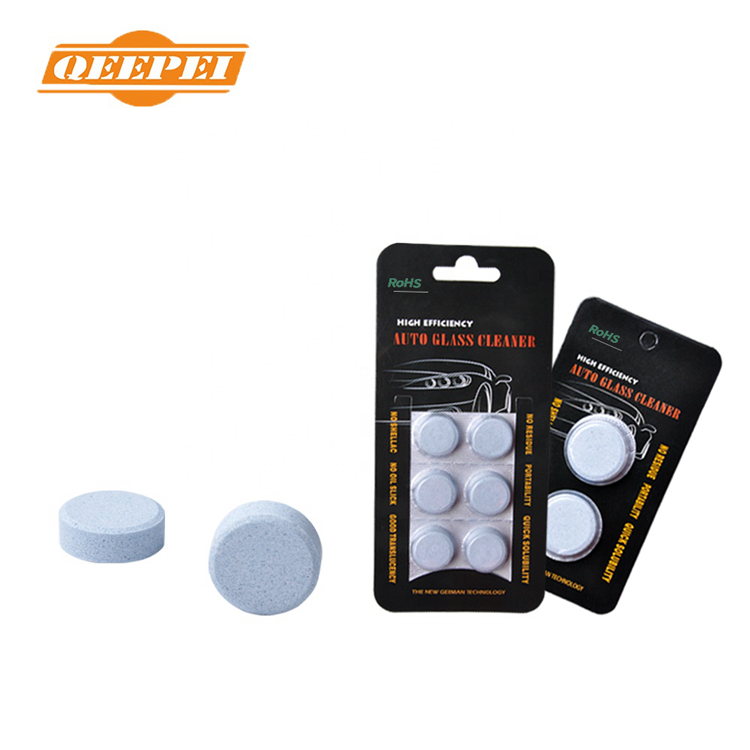 Qeepei 1pcs Solid Effervescent Tablet Car Glass Windshield Cleaner Car Windscreen Cleaner