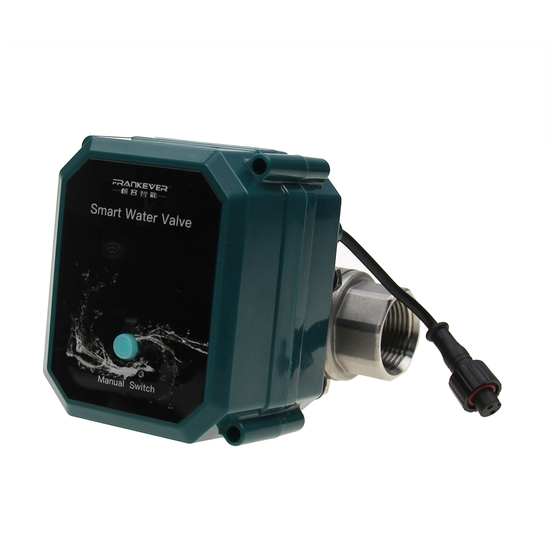 Tuya Powered Smart Life Automation Waterproof Stainless Steel WiFi Water Shut-Off Valve