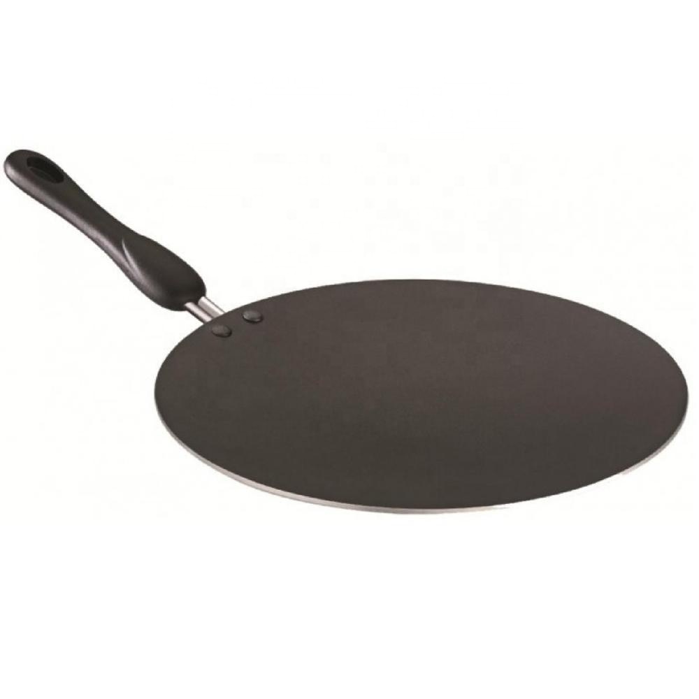 hot selling aluminum tawa pan with non-stick coating and bakelite handle