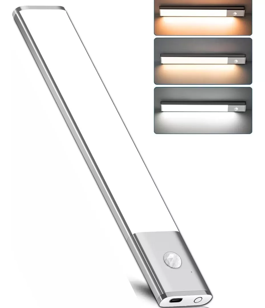 USB Rechargeable Magnetic Wall Motion Sensor Night Lamp Warodrobe Light Under Led Cabinet Lights