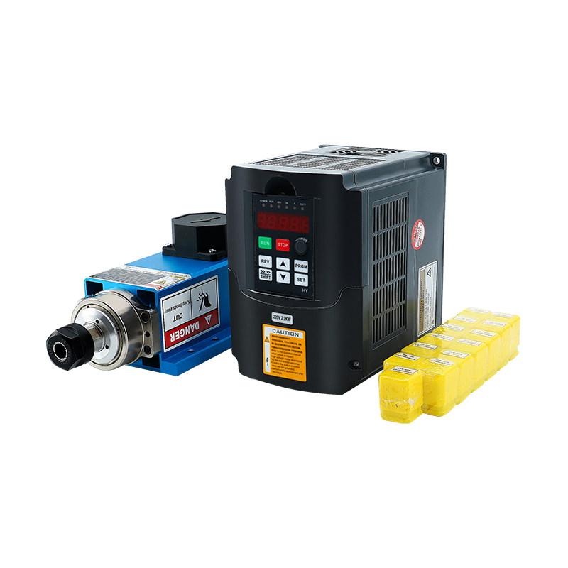 Новый hltnc 220v 2.2kw ER20 квт. шпиндель с 4 подшипниками квадратный 24000 об/мин шпиндель с воздушным охлаждением двигатель с HY инвертор частотно-регулируемым приводом наборы для фрезерного станка с ЧПУ